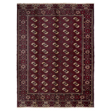 Hamza Hand-Knotted Wool Persian Rug