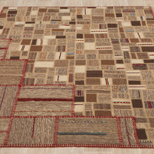 Florance Hand-Knotted Wool Kilim Rug