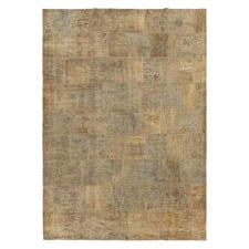 Zaan Pure Wool Vintage Persian Rug