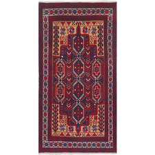 Balouch II Hand-Knotted Wool Persian Rug