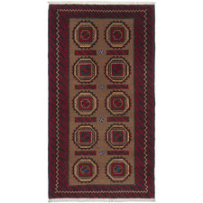 Balouch VIII Hand-Knotted Wool Persian Rug