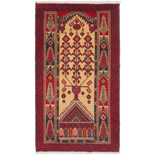 Balouch IV Hand-Knotted Wool Persian Rug