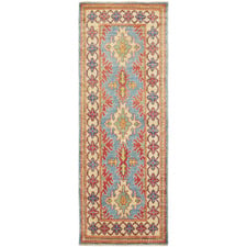 Kazak I Hand-Knotted Wool Runner
