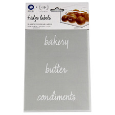 18 Piece The Home Edit Refrigerator Label Sticker Set
