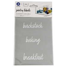 18 Piece The Home Edit Pantry Label Sticker Set