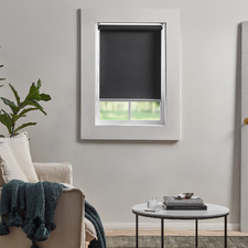 Thalia Charcoal Blockout Roller Blind