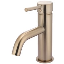 Round Curved Basin Mixer