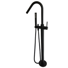 Floor Mounted Bath Spout & Hand-Held Shower