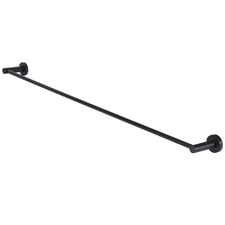 Round 900mm Single Brass Towel Rail