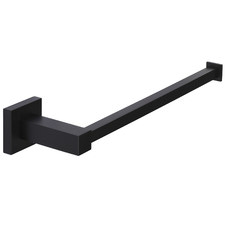 Meir 250mm Matte Black Square Guest Towel Rail