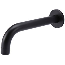 210mm Curved Bath/Basin Wall Spout