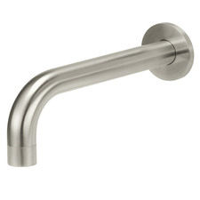 210mm Curved Bath/Basin Wall Spout
