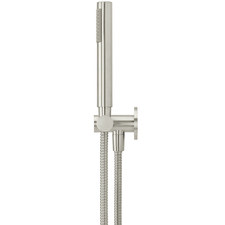 Round Single Function Hand-held Shower on Adjustable Bracket