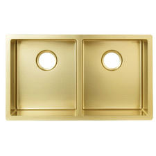 Lavello 860mm Undermount Double Stainless Steel Kitchen Sink