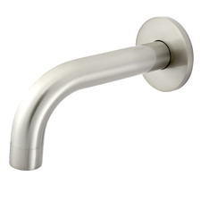 136mm Curved Bath/Basin Wall Spout
