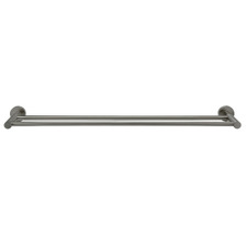 Round 600mm Double Brass Towel Rail