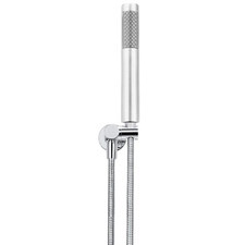 Round Single Function Hand-held Shower on Adjustable Bracket