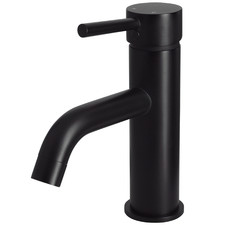 Round Agatha Brass Basin Mixer Tap