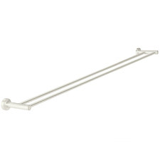 Round 900mm Double Brass Towel Rail
