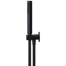Round Single Function Hand-held Shower on Adjustable Bracket