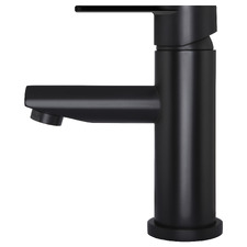 Brass Round Paddle Basin Mixer