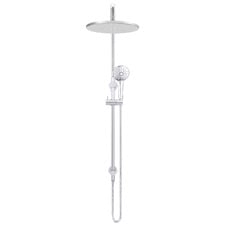 Round 3 Function Twin Shower With Square Gooseneck
