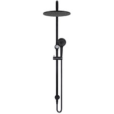Round 3 Function Twin Shower With Square Gooseneck