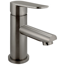 Brass Round Paddle Basin Mixer