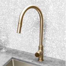Piccola Brass Pull-Out Sink Mixer