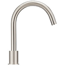 Round 180mm Hob Gooseneck Basin Spout