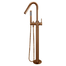 Floor Mounted Bath Spout & Hand-Held Shower