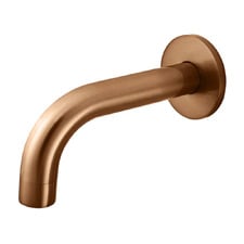 136mm Curved Bath/Basin Wall Spout