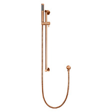 Round Single Function Hand-Held Shower on Rail