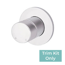 Round Pinless Shower/Bath Wall Mixer Trim Kit Only