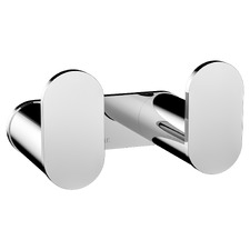 Curvae 100mm Stainless Steel Double Robe Hook