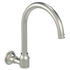 Harrington 210mm Brushed Nickel Bath Wall Spout