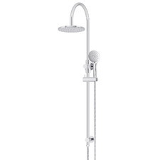 Round 200mm 3 Function Twin Shower