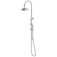 Harrington Brushed Nickel Twin Shower