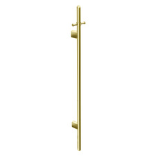 Meir 1000mm Heated Vertical Towel Bar & Hook
