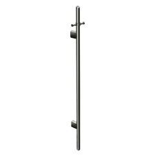 Meir 1000mm Heated Vertical Towel Bar & Hook