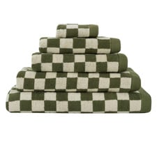 Zenith Yarn-Dyed Cotton Bathroom Towels