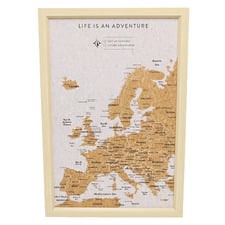 Europe Travel Map Pin Board