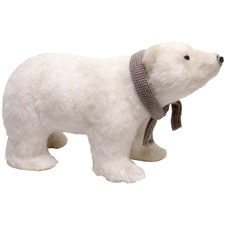 White Arctic Bear Christmas Decoration
