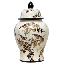Temple Sanctuary Porcelain Jar