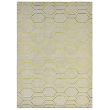 Grey Arris Hand-Tufted Wool-Blend Rug