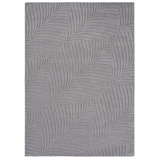 Grey Folia Hand-Tufted Wool Rug