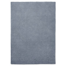 Cool Grey Folia Hand-Tufted Wool Rug