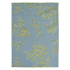 Blue Wedgwood Tonquin Hand-Tufted Wool-Blend Rug