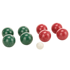 Red & Green Deluxe Bocce Balls Set