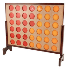 Natural Giant Connect 4-In-A-Row Game Set